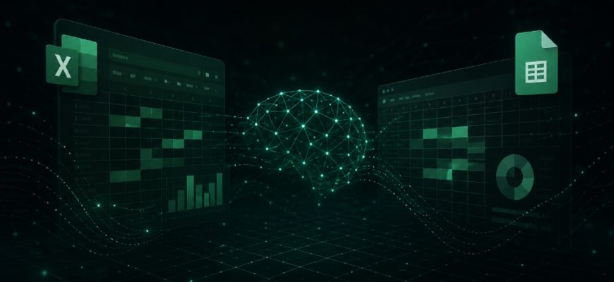 Нейросети для Excel и Google Таблиц