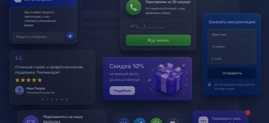 Виджеты для сайта